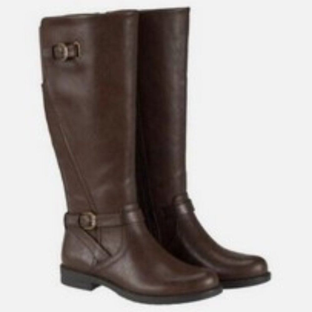 Baretraps Cassidy Faux Leather Riding Boot NIB
